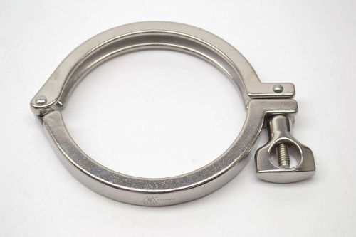 New ampco 63-03 tri clover connection stainless 4in sanitary clamp b419680 for sale