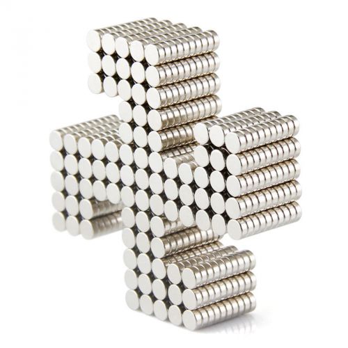 Disc 60pcs Dia 4mm thickness 1.5mm N50 Rare Earth Strong Neodymium Magnet