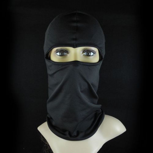 Balaclava full face mask cycling motorcycle cover helmet hat bf09 black for sale
