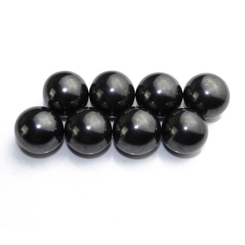 Brand new eight 8 large magnet 1 inch (26mm) spheres balls charcoal black nib for sale