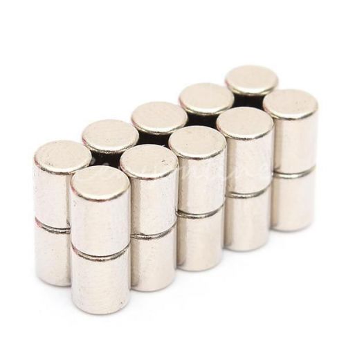 20pcs super strong n52 neodymium cylinder disc magnets home industry craft 4x5mm for sale