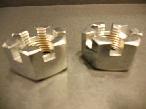 2 3/4-16 Chrome Plated Castle Nuts