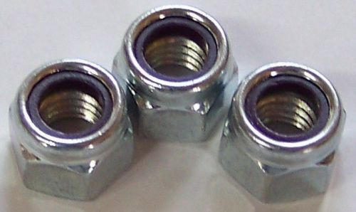50 qty-nc nylon insert lock nut 7/16-14 zp(9545) for sale