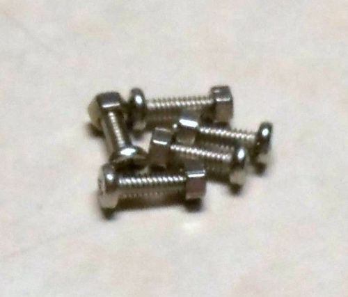 USA Shipping - 10 pack  M1.6x5mm Screw &amp; Nuts Philips Head Micro Miniature
