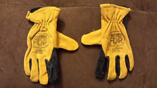 Shelby firefighter gloves fdp 5226 pigskin gore xl gauntlet firefighting for sale