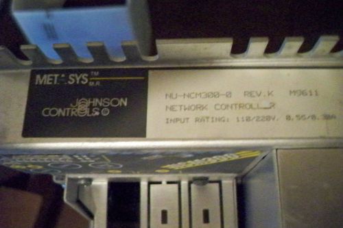 Johnson Controls Metasys NU-NCM300-0 REV. K Network Controller used