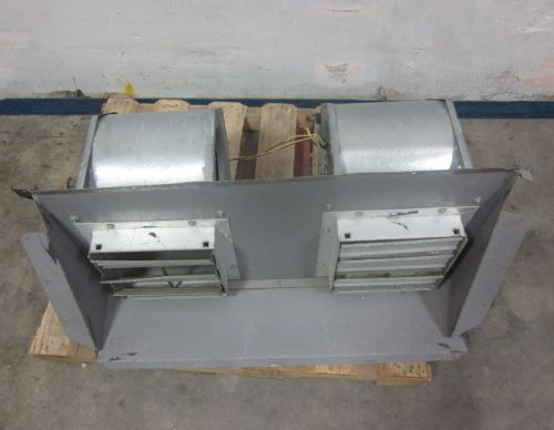 GE 1-Hp 1Ph Dual Motor Squirrel Cage Blower Exhaust Fan   47&#034;L x 25&#034;W x 23&#034;H