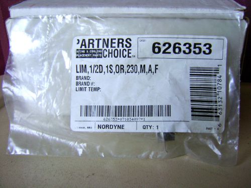 Partners choice 626353 intertherm nordyne miller tappan furnace limit switch for sale