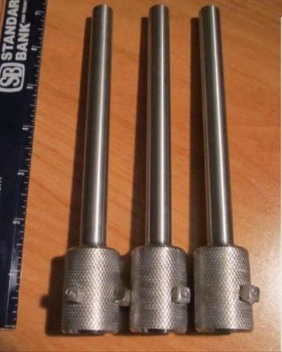 Stainless Steel Damper Extensions 1/2&#034; Diameter, 7&#034; Long, 3pc. Lot NEW