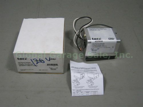 New TAC Erie AG23B020 PopTop Actuator 2 Position Normally Open 110/120V 50/60Hz