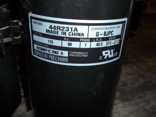 44R231A RECHI PRECISION COMPRESSOR NEW R22 - Compressor Only, OOW