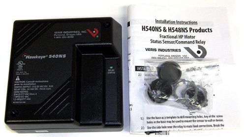 New veris hawkeye 540ns fractional hp moter status sensor / command relay / qty for sale