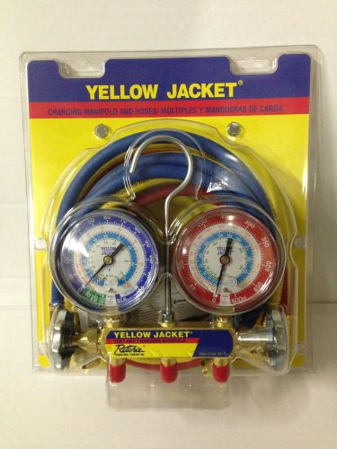 Yellow jacket 42006 series 41 manifold 60&#034; plus ii r-22/134a/404a for sale