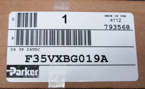 ! NEW ! PARKER F35VXBG019A 3-P0SITION APB PNEUMATIC VALVE IN FACTORY BOX