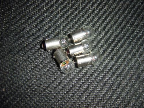 5pcs #51 7.5Volt 0.22A MINIATURE BAYONET BA9S BULBS