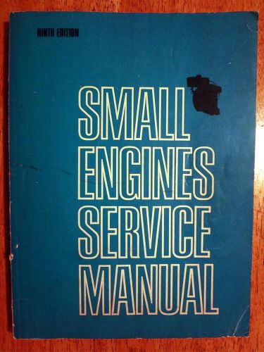 Vintage 1969 SMALL ENGINE SERVICE MANUAL~Briggs Stratton~Tecumseh~Clinton &amp; More