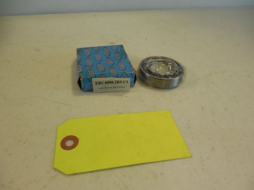 Ebc 6006 2rs c3 ball bearing.nib from old stock. gn1 for sale