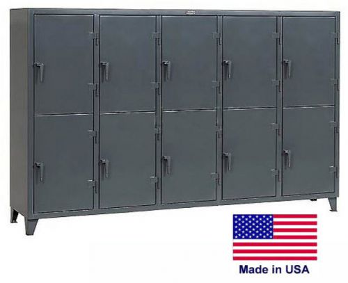 Personnel - personal locker coml / industrial - 10 lockers - 78 h x 24 d x 122 w for sale