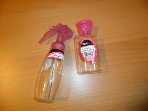 Harmon Face Values Pink Travel Purse Carry on 3 oz bottle container &amp; sprayer