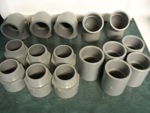 NEW Lot of 16 CPVC IPEX Brand Plumbing Fittings
