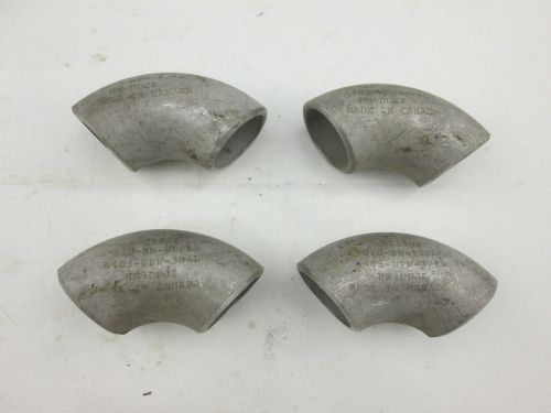 Lot x 4 macline stainless steel 1&#034; s40 90 degree elbow a403-wpw-304l ddjz canada for sale