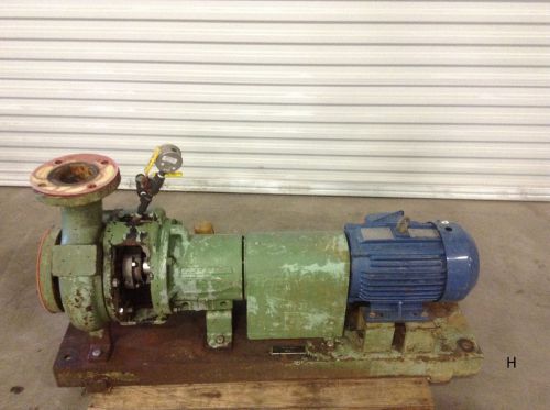 Durco pump 3&#034; x 3-1/2&#034; npt w/a.o. smith motor 5hp 1740rpm for sale