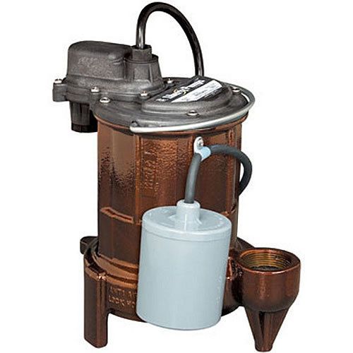 LIBERTY PUMP 263-2 CAST IRON 1/3 SUBMERSIBLE SUMP PUMP WITH TETHER FLOAT