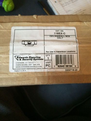 Edwards signaling 116ex-c ceiling mount for 116 series for sale