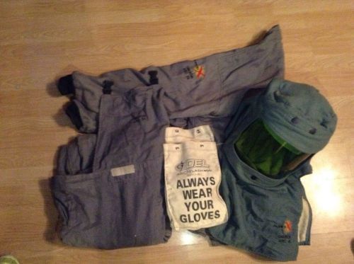 25cal hrca3 obercon arc flash suit complete w/gloves and carry bag for sale
