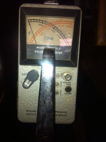 Eberline PRM Geiger Pulse Rate Meter Counter Detector