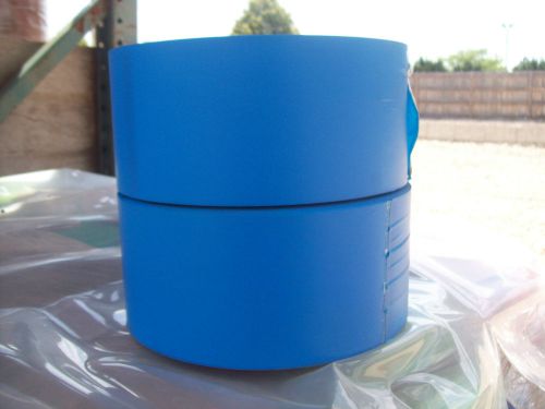 VINYL PVC PLASTIC BLUE FLAGGING TAFFETA RIBBON TAPE 4&#034; X 2000&#039; LOT 2 3 MIL BULK