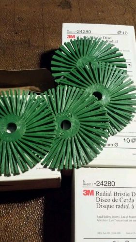 3m radial bristle discs 3&#034; 24280 and 24279 for sale