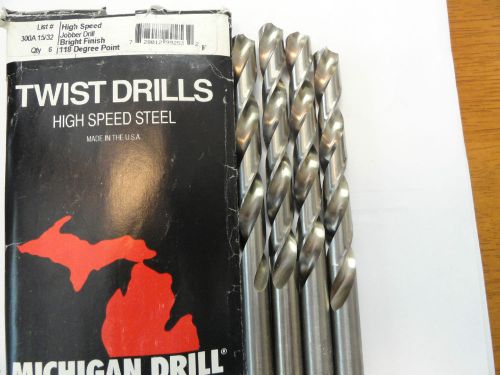 Michigan Drill 15/32&#034; Jobbers Length Drill Bits