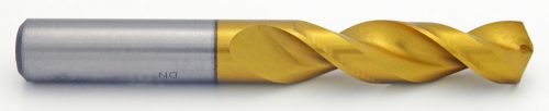 #43 .0890&#034; tin coated cobalt 130° point parabolic flute stub drill yg1 #dn515243 for sale