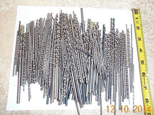1 Lot of  HS Long Drill bits made in USA  D