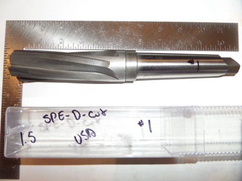 Carbide tip tipped 1-1/2&#034; mt4 tapered shank core drill bit spe-d-cut for sale