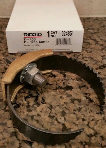 Ridgid t-403/92485 p-trap cutter, 3 in, for 1ath5, 3fe63, 4cx14 ships free!!! for sale