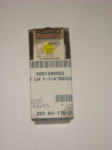 Ridgid 48965 1-1/4-inch 500b left-handed high speed bolt dies for sale