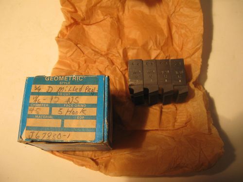 1 set new geometric thread chasers 3/4 d milled proj 11/16-12 ns j67830-1   (8a) for sale