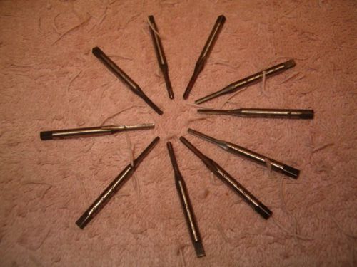 Lot of 10 taps  #2/56  3 flute  used probably