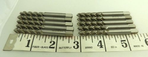 Lot of 10 spiral point taps 1/4-20, h3, hss, 3-flute, made in bosnia ~ (off1g) for sale