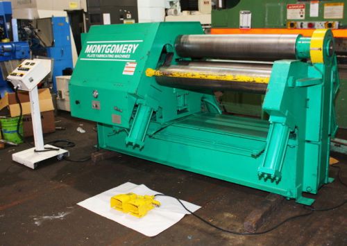 4&#039; x 1/2&#034; montgomery plate bending roll, 50&#034; w cap., late model for sale