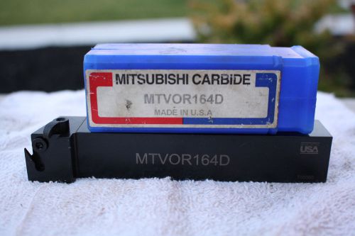 Mitsubishi Carbide MTVOR164D Threading &amp; Grooving Tool Holder 1&#034; Shank 6&#034; Long
