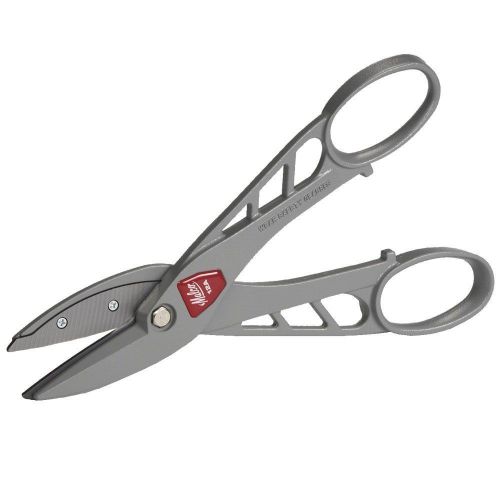 Malco M12A 12-inch Straight Cut Aluminum Handled Snips with Carbon Steel Blades