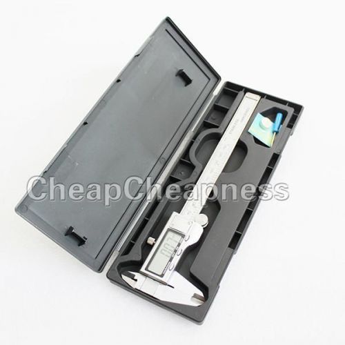 Showing up 150 mm lcd stainless electronic vernier caliper micrometer guage esca for sale