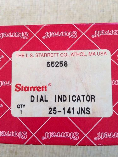 Starrett 25-141JN/S Dial Indicator, Non Shock, 0-.250&#034;, 0-50-0