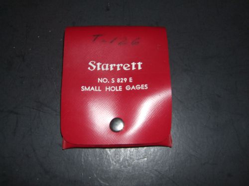Starrett No. S 829 E -  Small Hole Gages