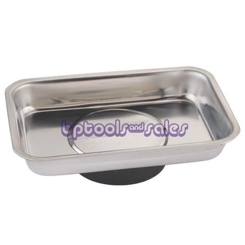 New Stainless Steel Magnetic Parts Tray 3-3/4&#034; x 2-1/2&#034;, FREE Shipping