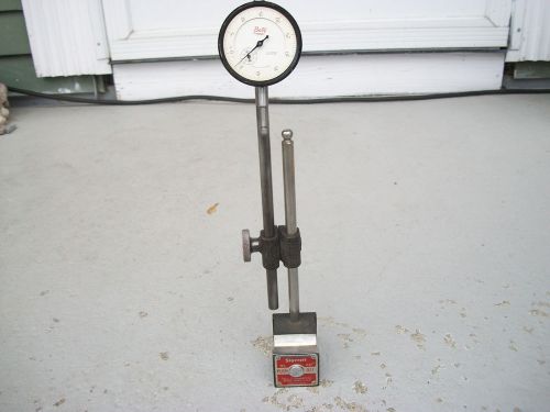 Vintage starrett 657 magnetic base dial indicator holder stand for sale