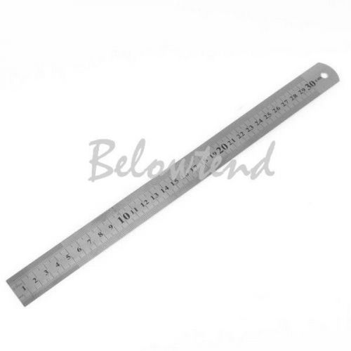 PRECISION RULER METRIC IMPERIAL 12 INCH HIGH QUALITY STAINLESS STEEL